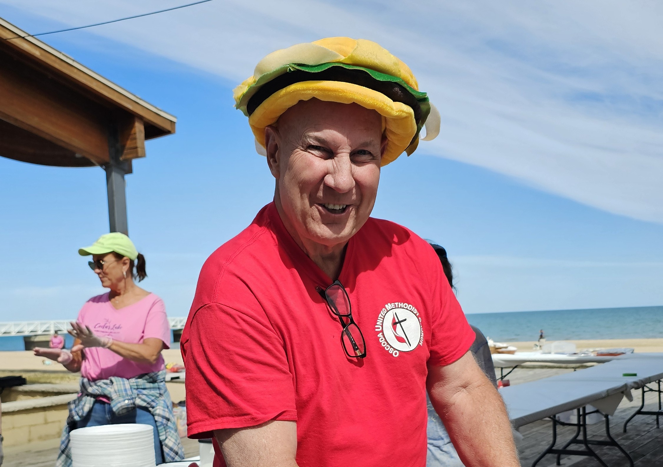 Worship at the Beach and Community Potluck